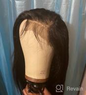 img 1 attached to 100% Unprocessed Brazilian Virgin Hair - Brazilian Straight Human Hair Bundle Deal With Closure In Middle Part - Natural Black Color - 3 Bundles (20", 22", 24") With 18" Closure review by Michael Straughter