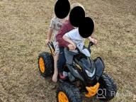 картинка 1 прикреплена к отзыву Rollplay MAX 12V Electric ATV 4 Wheeler With Oversized Wheels, Rubber Tire Strips For Traction, Working Headlights And 3 MPH Top Speed - Red/Black от Byron Elliott