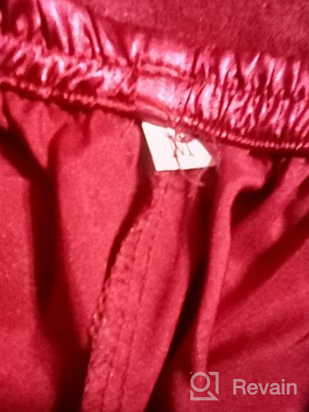 img 1 attached to 🍷 JYHER Classic Wine Red Pajamas: Stylish and Comfortable Men's Sleepwear review by Justin Sharp