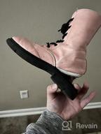 картинка 1 прикреплена к отзыву 👢 DADAWEN Водонепроницаемые уличные мальчики с шнуровкой сияющие ботинки от James Martin