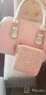img 1 attached to Women'S Small Glitter Wallet With Key Ring - Coin Purse Pouches For Girls review by Patricia Rubio