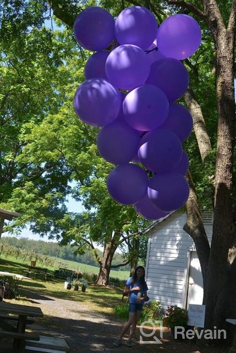 img 1 attached to Make Your Event Pop With Prextex Blue Giant Balloons - 8 Jumbo 36 Inch Balloons Perfect For Weddings, Baby Showers, And Birthday Parties review by Cameron Head