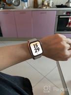 img 1 attached to Apple Watch Series SE Gen 2 44mm Aluminium Case, silver/white Sport Band review by Ha Joon