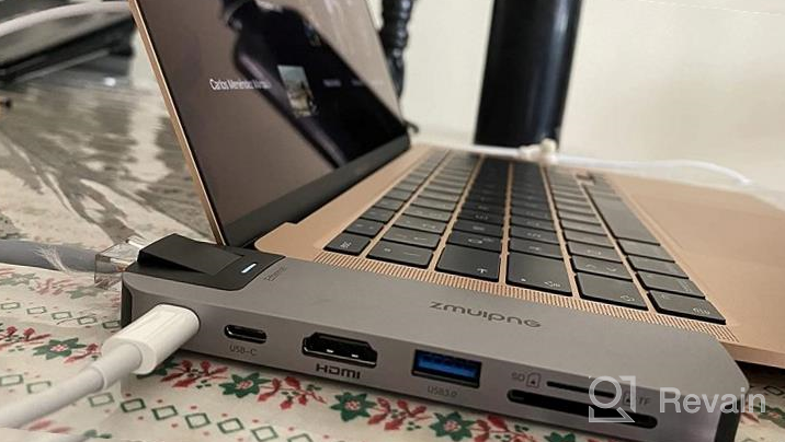 img 1 attached to Ultimate USB-C Docking Station - Dual Monitor HDMI, Ethernet And Multiple Ports For Dell, HP, Surface And Lenovo review by Andrew Davenport