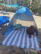 img 1 attached to Stay Cool And Protected On The Beach With The ICorer Automatic Pop Up Sun Shelter Tent review by Bob Roberts