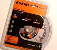 img 1 attached to KSEIBI 642146 T-Supreme Turbo Diamond Saw Blades - 4.5 Inch Cutting Wheel For Stone, Marble, Granite, Masonry, Brick, Concrete, Paving Flags - Pack Of 3 Angle Grinder Attachments review by Serguei Mracek