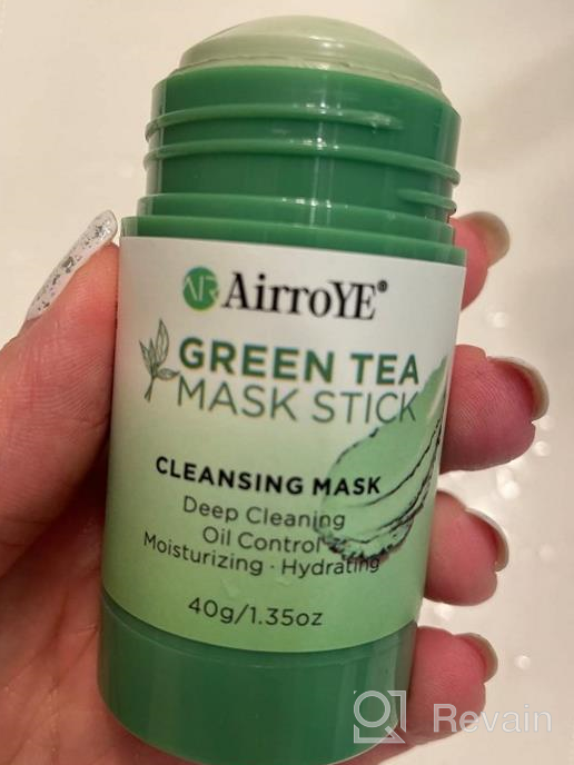 img 1 attached to AirroYE Green Tea Stick Mask - Deep Cleansing, Oil Control And Hydrating - Effective For All Skin Types - Green Tea Cleansing Mask For Moisturized And Refreshed Skin review by Josh Cardoso