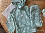 img 1 attached to Cute And Cozy: WESIDOM Toddler Girl Clothes Set With Hoodie Sweatshirt And Floral Pants review by Brandon Garrett