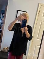 img 1 attached to 👚 TEMOFON Women's Casual Long Sleeve Tunics Tops - S-2XL Sizes, Versatile Long Sleeve Shirts for Women review by Chris Rob