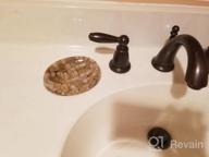 img 1 attached to Natural Stone Soap Dish For Shower And Bathroom Organization review by Floe Rankin