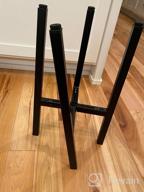 img 1 attached to 2-Pack Metal Plant Stand - Adjustable Width Fits 8 To 12 Inch Pots, Mid-Century Flower Holder For Corner Display - Black (Planter And Pot Not Included) review by Jason Hutchinson