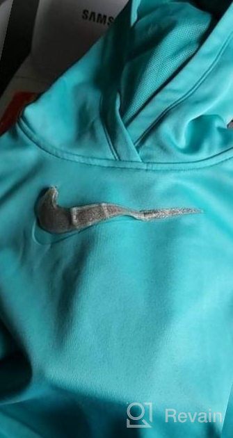 img 1 attached to Stay Cozy and Active with 👕 Nike Therma Swoosh Pullover - Toddler Girls' Clothing review by Christine Ellis