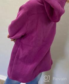 img 5 attached to Cozy Zip Up Hoodie Fleece Jacket For Toddler Boys And Girls By Snonook