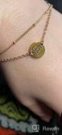 картинка 1 прикреплена к отзыву Изящные браслеты с инициалами из золота 14K с персонализированным медальоном-монограммой - идеальный подарок для женщин и девочек от MONOZO от Patrick Hilzer