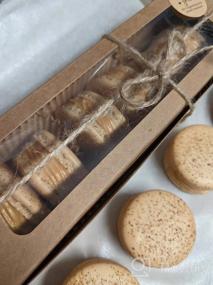 img 6 attached to 25 Pack Macaron Boxes For 6 Cookies Gift Container With Ribbon - White