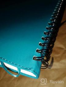 img 5 attached to POPRUN Planner 2022-2023 (8.5'' X 10.5'') Academic Year Planner (July 2022 - June 2023), Weekly/Monthly Planner With Monthly Tabs, Hourly Time Slots, 100GSM Paper, Vegan Leather Cover - Turquoise