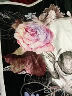 img 1 attached to Sleepwish Sugar Skull Fleece Blanket With Pink Skull And Flower Roses Design For Women And Girls, Soft And Cozy Skull Throw Blanket For Bed, Couch, Sofa, Chair, And Office Use (50" X 60") review by Kenneth Broszko