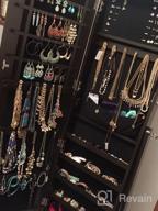 img 1 attached to Securely Store And Organize Your Jewelry With LANGRIA'S Lockable Jewelry Armoire review by Kody Bradley