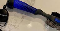 img 1 attached to Revolutionize Your Golf Game With CHAMPKEY Premium Oversized Golf Brush With Retractable Groove Cleaner review by Aaron Ayo