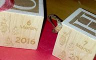 img 1 attached to Personalized Baby Block Wooden Keepsake Ornament 2022 Gift For Boy Or Girl - My First Babys Christmas Custom Engraved Newborn Infant Mom, Dad 1St Date By Glitzby review by Pete Martin