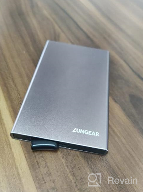 img 1 attached to 💼 LUNGEAR Wallet Credit Aluminium Cards – Stylish Black Men's Accessories for Everyday Use review by Jacob Morrison