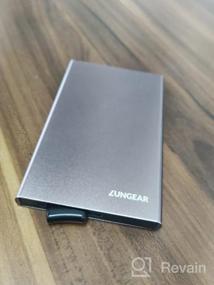 img 5 attached to 💼 LUNGEAR Wallet Credit Aluminium Cards – Stylish Black Men's Accessories for Everyday Use