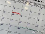 img 1 attached to Stay Organized and Efficient with planOvation's Magnetic Dry Erase Refrigerator Calendar: Large Monthly Planner Magnet for a Clutter-Free Life! review by David Turner