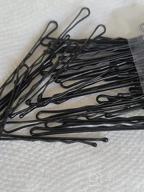 img 1 attached to 220 Count Black Wave Bobby Pins - Invisible Hair Clips Bulk Hair Accessories For All Hair Types, Suitable For Women And Girls, Vlasy Hair Grips review by Dave Lopez