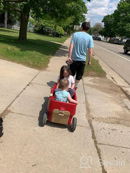 img 1 attached to Get Ready For Adventure With Step2'S Red All Around Canopy Wagon review by Jared Allred