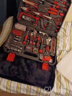 img 1 attached to 🔧 Eastvolt 218-Piece Household Tool Kit: Complete Auto Repair Set for Homeowners - Hammer, Pliers, Screwdrivers, Sockets, and Storage Case review by Kenny Noel