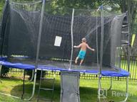 img 1 attached to 39Ft Bobor Trampoline Sprinkler - Fun Outdoor Water Park Toy For Kids: Black Edition review by Brian Fisher