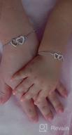 img 1 attached to Mom and Me Double Heart Bracelet 👩 - Sterling Silver Set or Individual Option for Sale review by Elizabeth Reyes