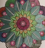 img 1 attached to Unwind And De-Stress With Arteza'S Mandala Coloring Book For Adults - 50 One-Sided Images Of Intricate Designs On 9X9 Inches, Perfect For Relaxing, Reflecting, And Decompressing review by Aaron Clayton