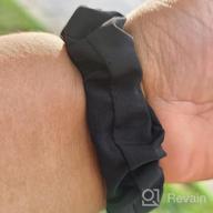 img 1 attached to Upgrade Your Fitbit Versa With TOYOUTHS Patterned Scrunchie Bands - Elastic, Stylish & Comfortable! review by John Cox