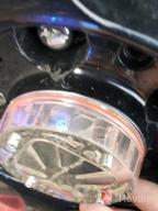 картинка 1 прикреплена к отзыву LEADTOPS 4 пакета солнечных фонарей для автомобильных колесных болтов с датчиками движения, RF-пультом и мерцающей RGB-палитрой наружной подсветки от James Murphy