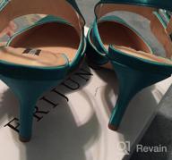 img 1 attached to Elevate Your Look With ERIJUNOR Slingback Rhinestone Pumps For Women - Perfect For Evening Prom And Wedding Outfits review by Dan Olsen