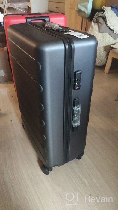 img 2 attached to NINETYGO Rhine Luggage 28" dark gray review by Amar Amar ᠌