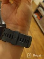 img 1 attached to Garmin Forerunner 35 Band Soft Silicone Replacement Watch Strap - Compatible With NotoCity Smartwatch review by Shawn Hill