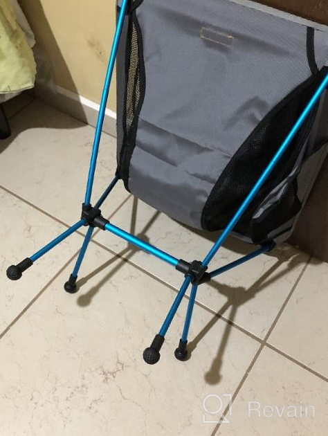 img 1 attached to HOMFUL Portable Camping Chair - Ultralight Backpacking Folding Chair With Storage Bag For Outdoor, Hiking, Picnic - 300Lbs Capacity review by Daniel Drury