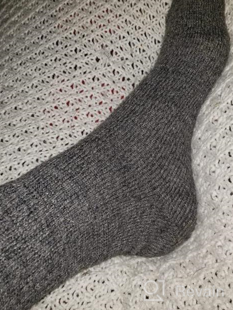 img 1 attached to 🧦 Keep Cozy and Stylish with Justay Women's Vintage Wool Socks - Perfect Winter Warmth and Fashion review by Nathan Byard