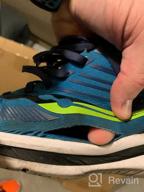 img 1 attached to Saucony Kinvara Athletic Shoes for Men - Black/Silver (Medium) review by Adrian Summers