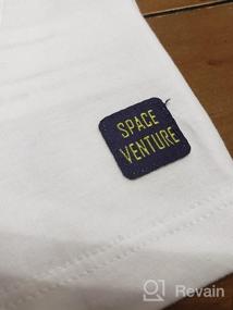 img 7 attached to 👚 Стильные футболки с V-образным вырезом SPACE VENTURE для девочек: модные топы, футболки и блузки