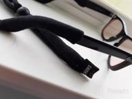 img 1 attached to Chums Original Cotton Eyewear Retainer - Adjustable Unisex Sunglasses Keeper (Standard-End) review by Adam Boesel