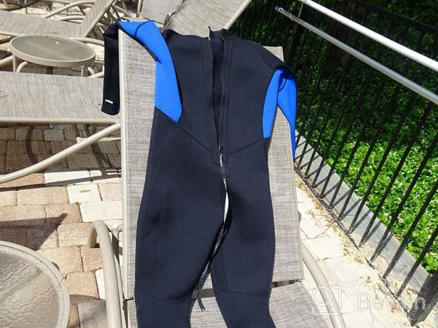 img 1 attached to Mens Wetsuit Jumpsuit Neoprene 3/2Mm And 5/4Mm Full Body Diving Suit - 16 Sizes By Lemorecn review by Sean Julian
