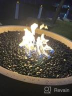 img 1 attached to Enhance Your Fire Experience With Mr. Fireglass 1/2" Reflective Caribbean Blue Fire Glass Beads – Perfect For Fireplaces, Fire Pits, And Landscaping review by Pat Nard