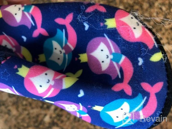 img 1 attached to 👶 Toddler Kids Cute Printed Water Shoes by Toandon review by Kaveen Restoration