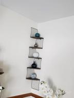 img 1 attached to Love-KANKEI Corner Shelf Wall Mount Of 5 Tier Rustic Wood Floating Shelves For Bedroom Wall Shelves Living Room Bathroom Kitchen Office And More Black review by Wendy Roney