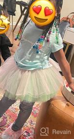 img 5 attached to Моя Лелло юбка на коротких балетных тюлях с 10 слоями для девочек (от 4 до 10 лет): очарователая одежда для танцев девочек!
