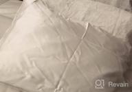 img 1 attached to Queen Size MYK 100% Natural Mulberry Silk Pillowcase - 22 Momme, OKEO-TEX Certified, Hypoallergenic - Indigo review by Tracy Grant