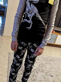 img 6 attached to 🦖 Shelry Kid's Dinosaur Pajamas Sleepwear Set - Boys' Clothing